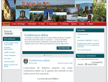 Tablet Screenshot of mairie-stjulienlesmetz.fr